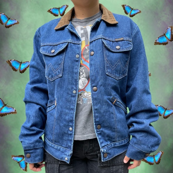 Wrangler Jackets & Blazers - Vintage 1970s Wrangler Denim Jacket